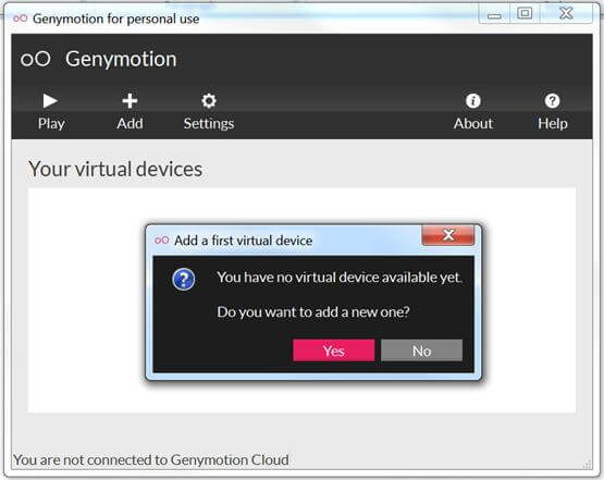 how to use virtualbox with genymotion